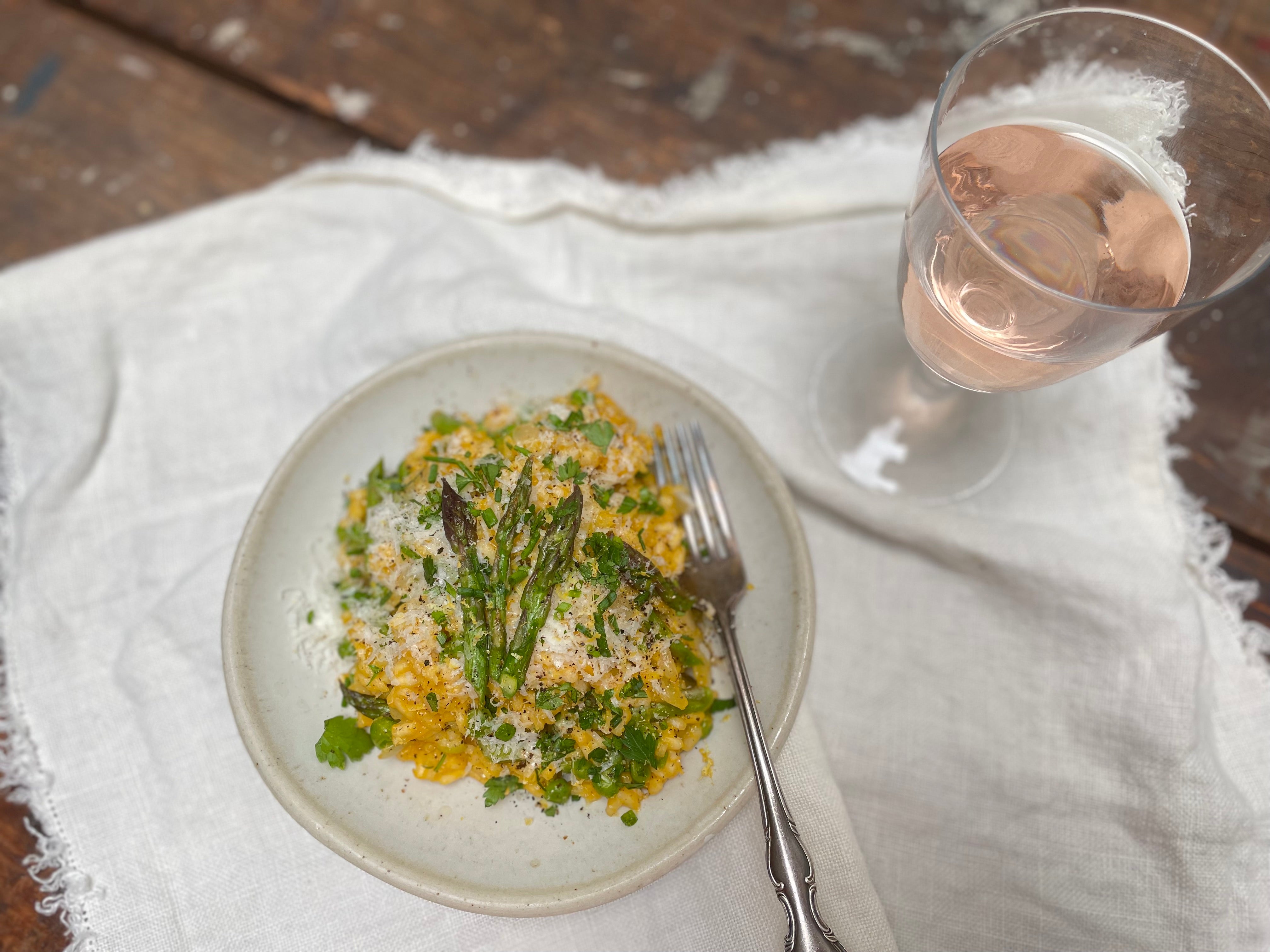 Springtime Risotto – Lorenza Wine