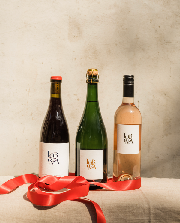 Three Bottles of Lorenza Wine